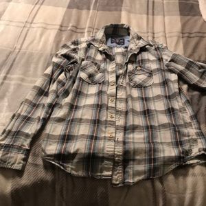 American eagle plaid shirt
